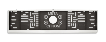 META CHROM® straight satin-chrome