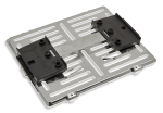 Easy-Chrom frameless 170 x 210 mm Secumat for 2 or 3 vehicels with frameless bike holder